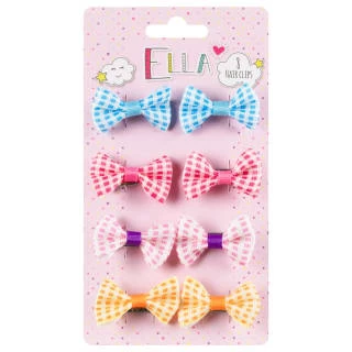 Ella Hair Clips 8pk - Bows