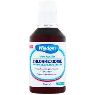 Wisdom Chlorhexidine Gum Health Mouthwash 300ml