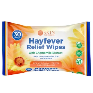 Skin Techniques Hayfever Relief Wipes