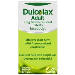 B&M Dulcolax Adult 5mg Gastro-Resistant Tablets 20pk