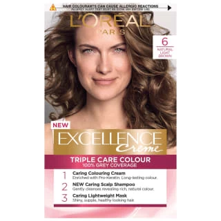 L'Oreal Excellence Creme Hair Dye - Natural Light Brown