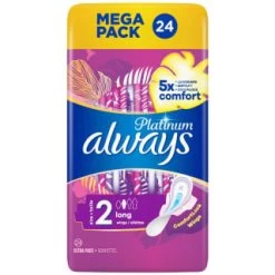 Always® Platinum Always Ultra Long Pads 24pk