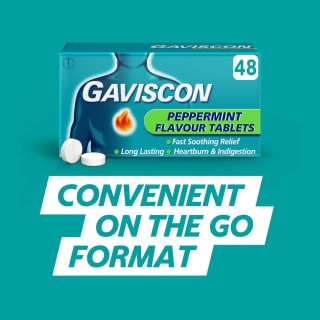 Gaviscon Chewable Tablets 48pk - Peppermint - Image 5