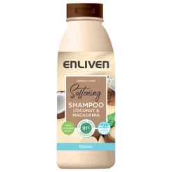Enliven Softening Shampoo 350ml - Coconut & Macademia