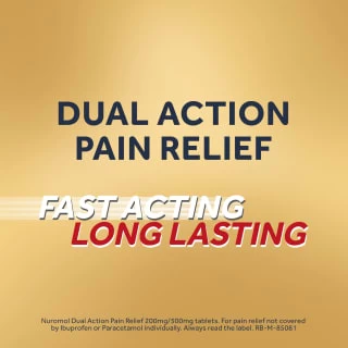 Nuromol Dual Action Pain Relief 200mg/500mg Tablets 6pk - Image 4
