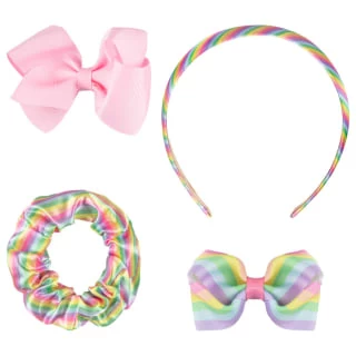 Ella Hair Accessory Set 4pk - Rainbow - Image 2
